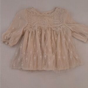 Elegant Lace Dress in Cream